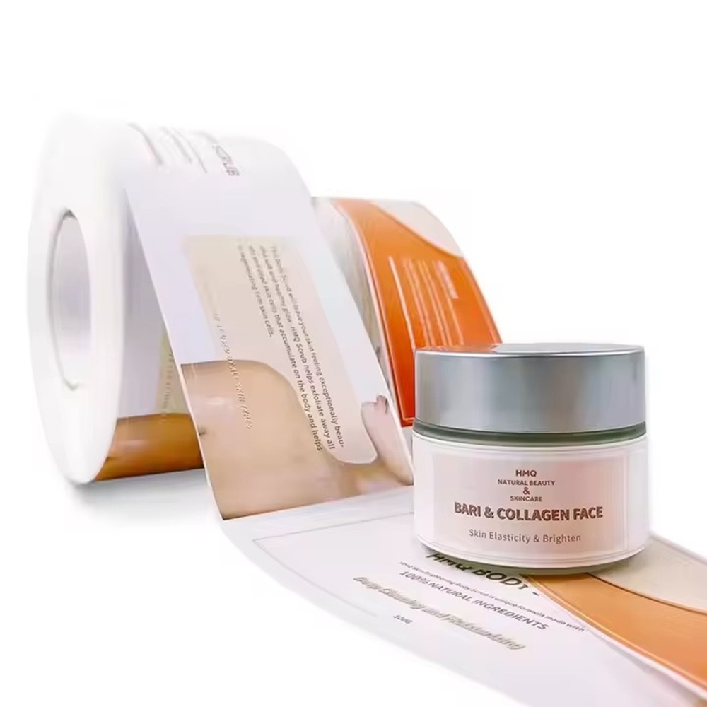 Luxury Skincare Jars - Etiquetas de vinil de luxo personalizadas