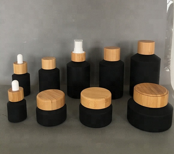 Luxury Skincare Jars - Frasco de creme de vidro fosco