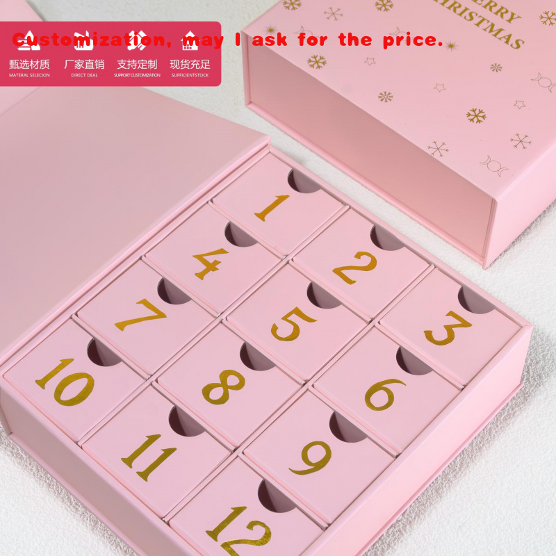 Luxury Skincare Advent Calendar - Caixa de embalagem para cuidados com