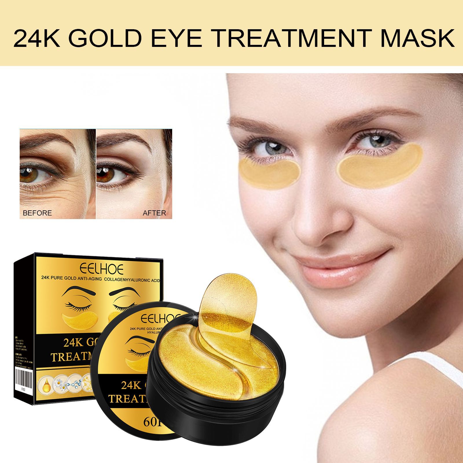 Máscara de Olhos de Luxo com O - Luxury Skincare Lines avaliação e preço