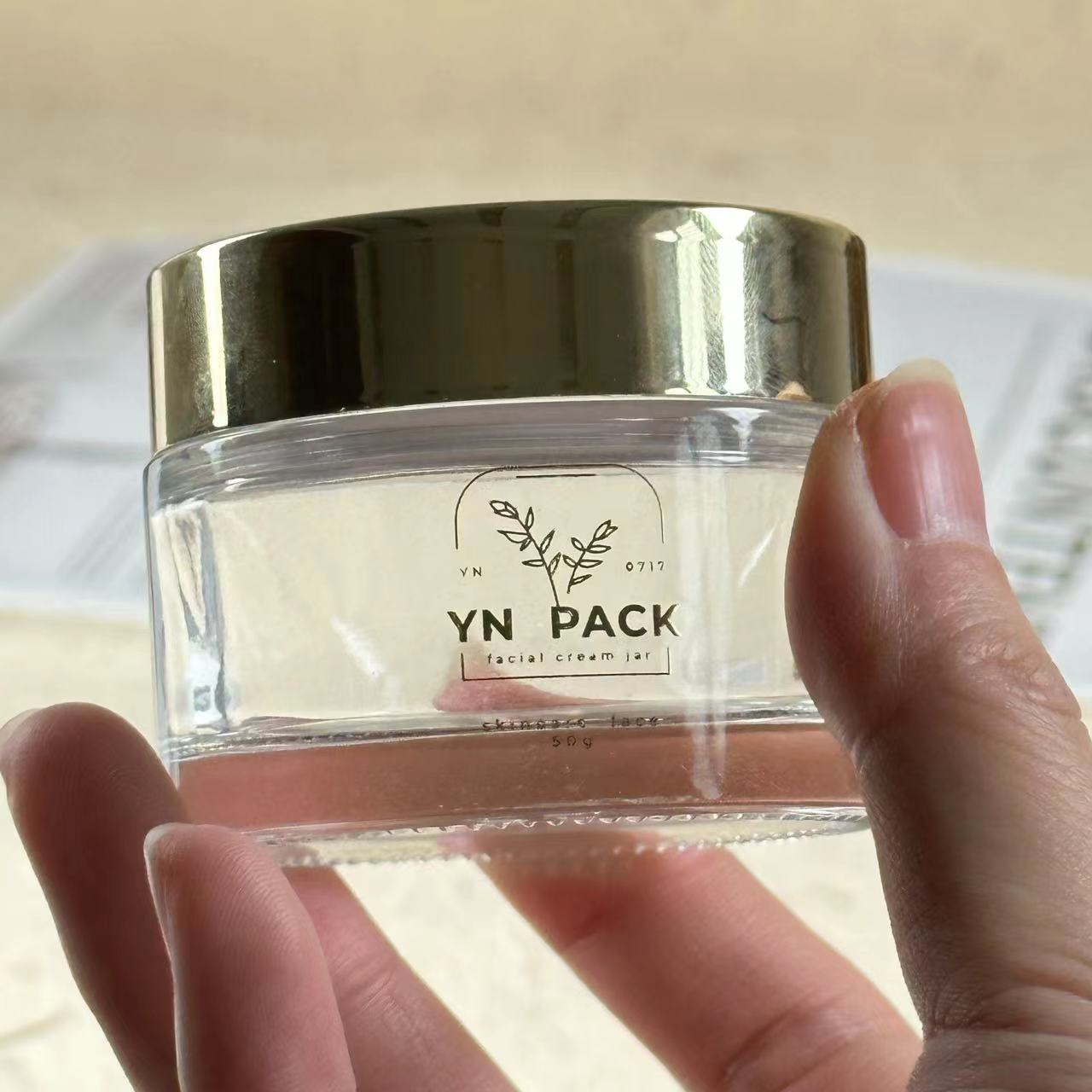 Frasco de vidro de luxo atacad - Luxury Skincare Jars avaliação e preço
