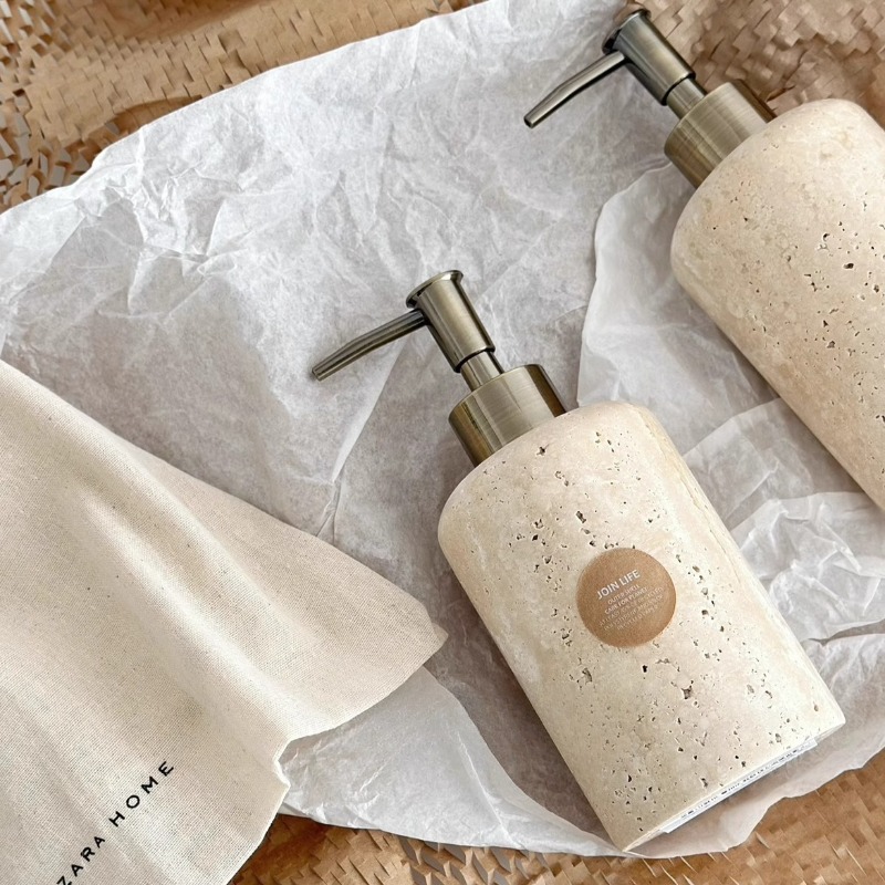 Dispensador de loção de pedra  - Luxury Skincare Jars avaliação e preço